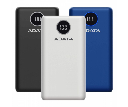 Powerbank ADATA Power Bank P20000QCD 20000mAh granatowy